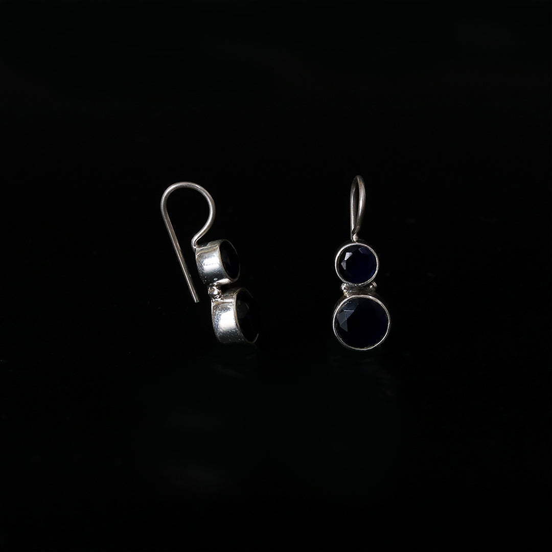 Cute Hydro Blue Sapphire Earrings-2