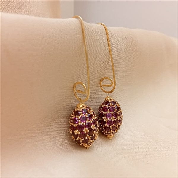 Dainty Ruby Earrings-0