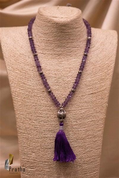 Amethyst Tassel Mala-0