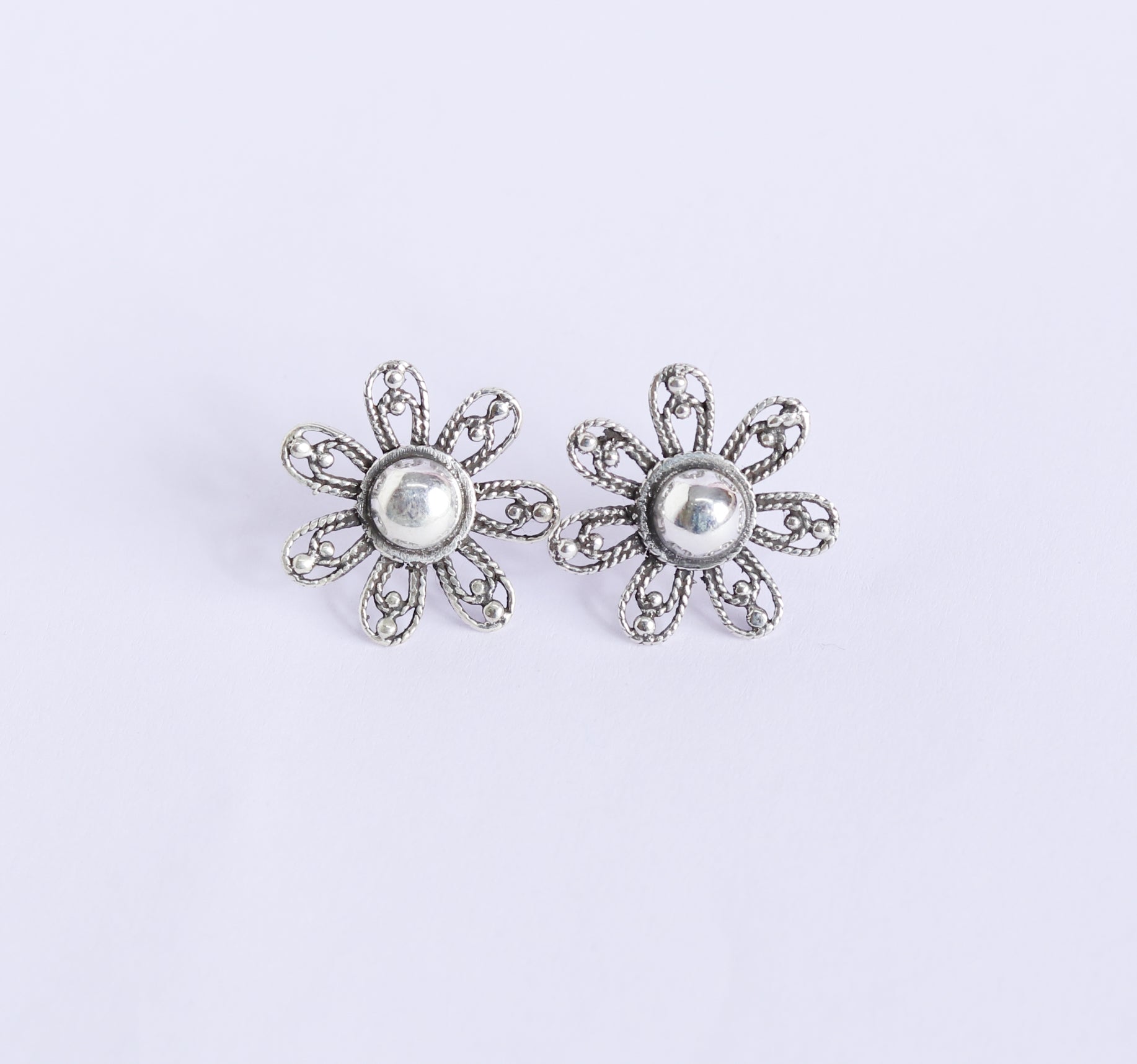 Wired Floral Studds-2