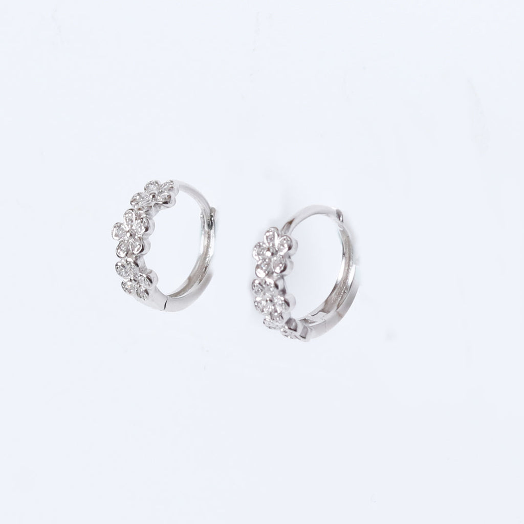 Zircon Floral Hoops-3