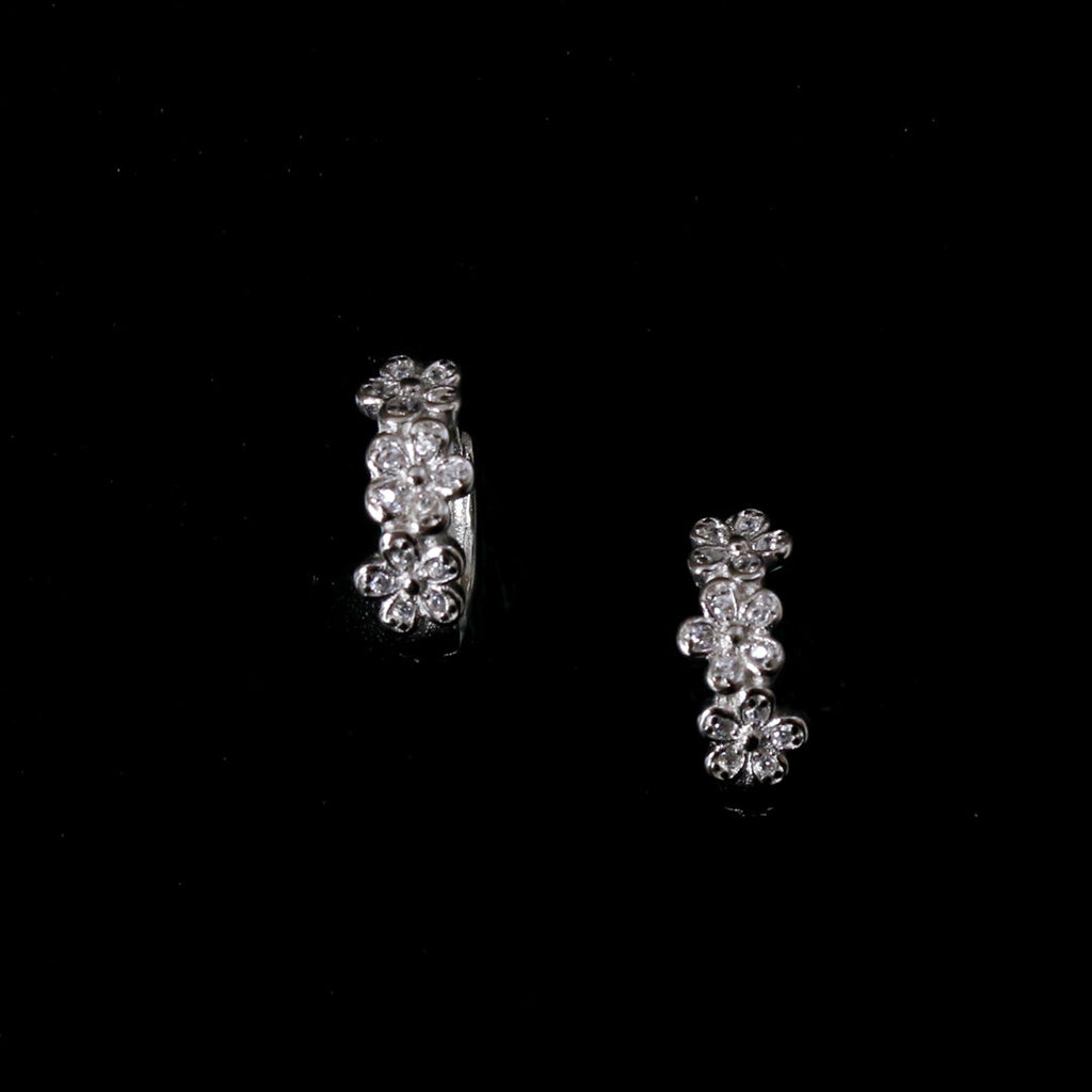 Zircon Floral Hoops-2