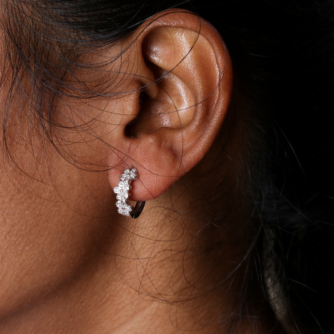 Zircon Floral Hoops-4